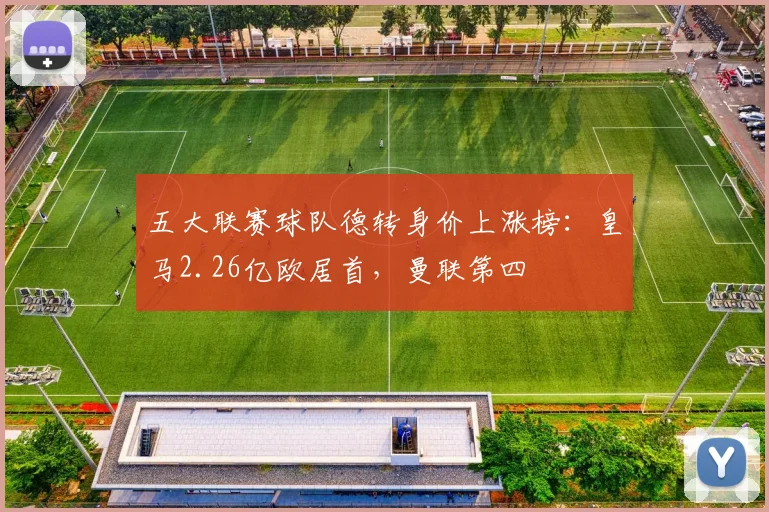 五大联赛球队德转身价上涨榜：皇马2.26亿欧居首，曼联第四