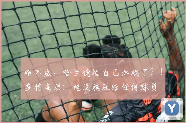 难不成，哈兰德给自己加戏了？！多特高层：绝没施压给任何球员