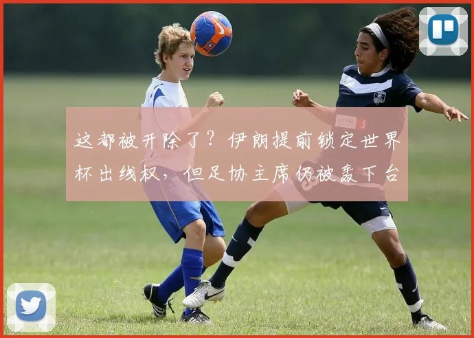 这都被开除了？伊朗提前锁定世界杯出线权，但足协主席仍被轰下台